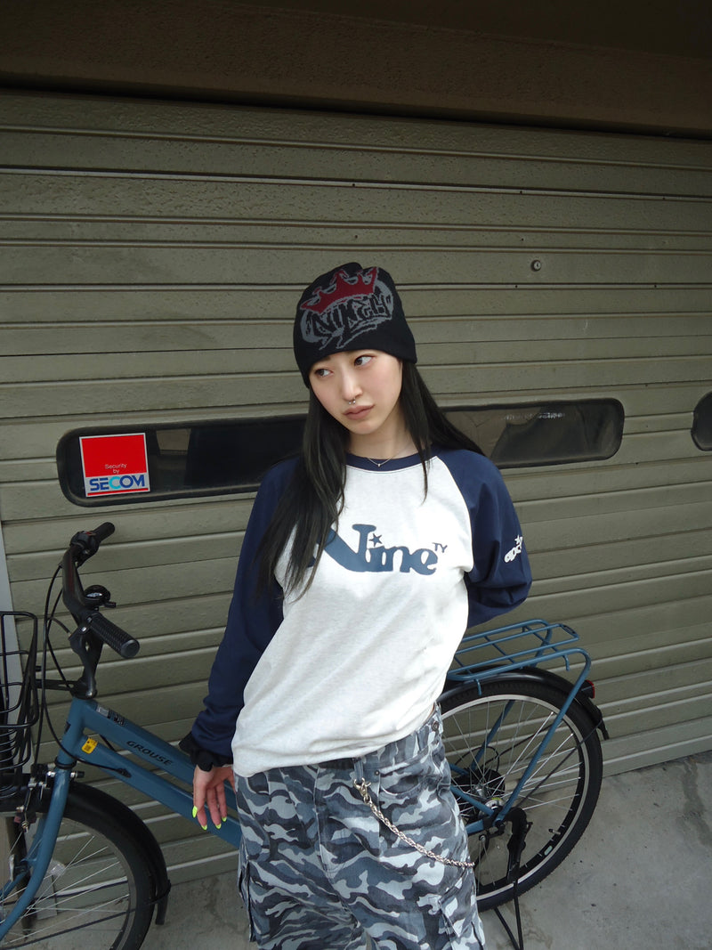 點徽標raglan l/s Tee