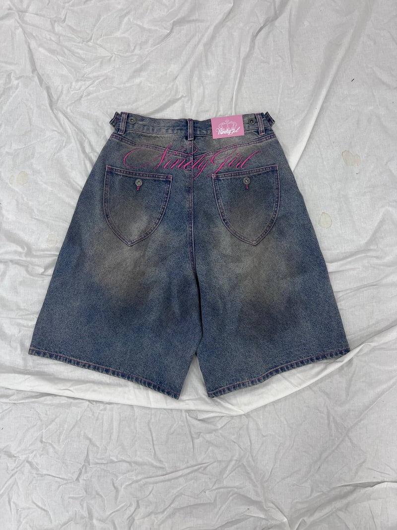 Ninety Girl Logo Buggy Jorts – YZ Ninety Girl Logo Buggy Jorts – YZ