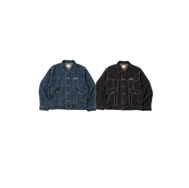 BU stripe denim jacket