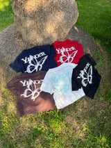 Butterfly logo glitter assortment ss 티 
