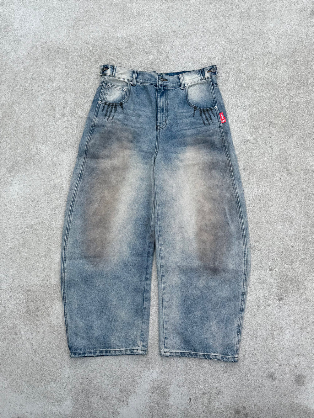 Bone Hand Denim pants – YZ