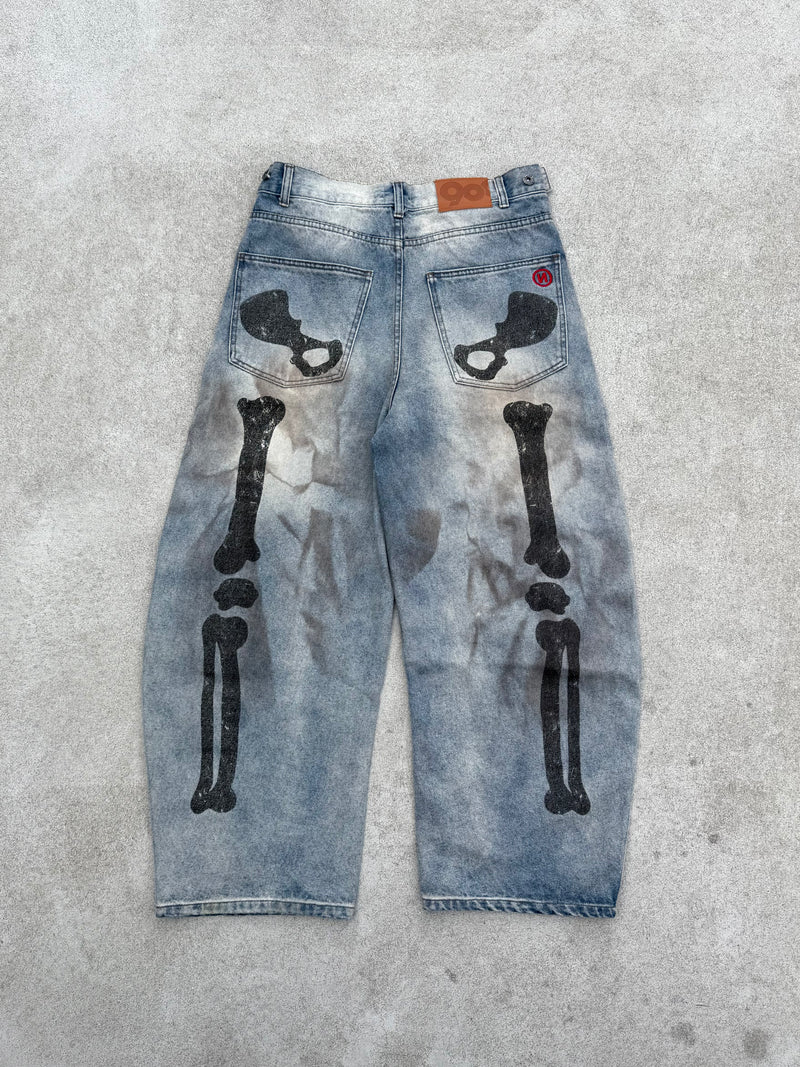Bone Hand Denim pants – YZ
