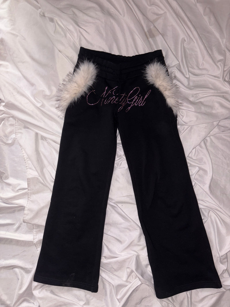 Ninety Girl Rhinestone Pants