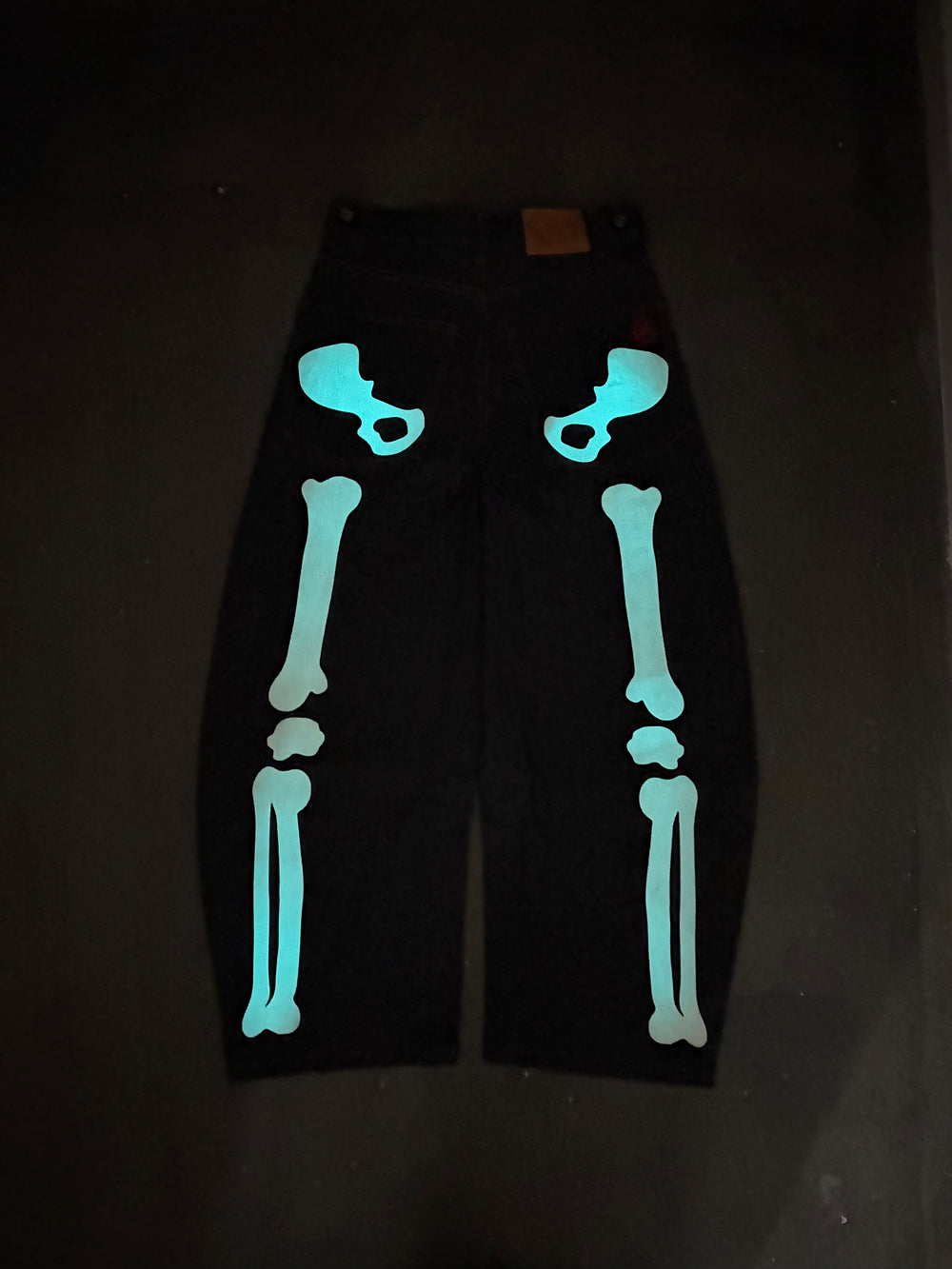 Bone Hand Denim pants (Glow in the Dark) – YZ