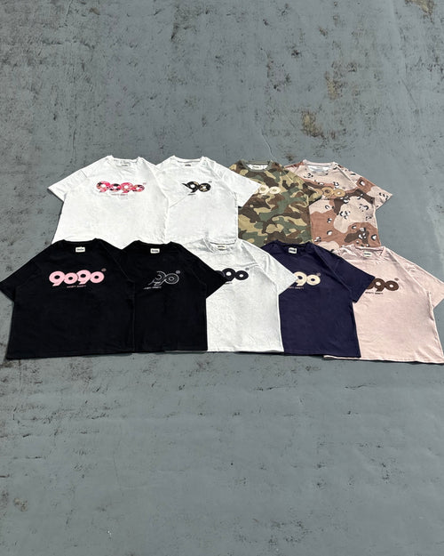 【早い者勝ち‼️】9090s 9090 Tシャツ 9090girls 9090 × PIKO 9090 Logo Cropped Tee – YZ