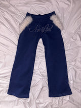 Ninety Girl Rhinestone Pants