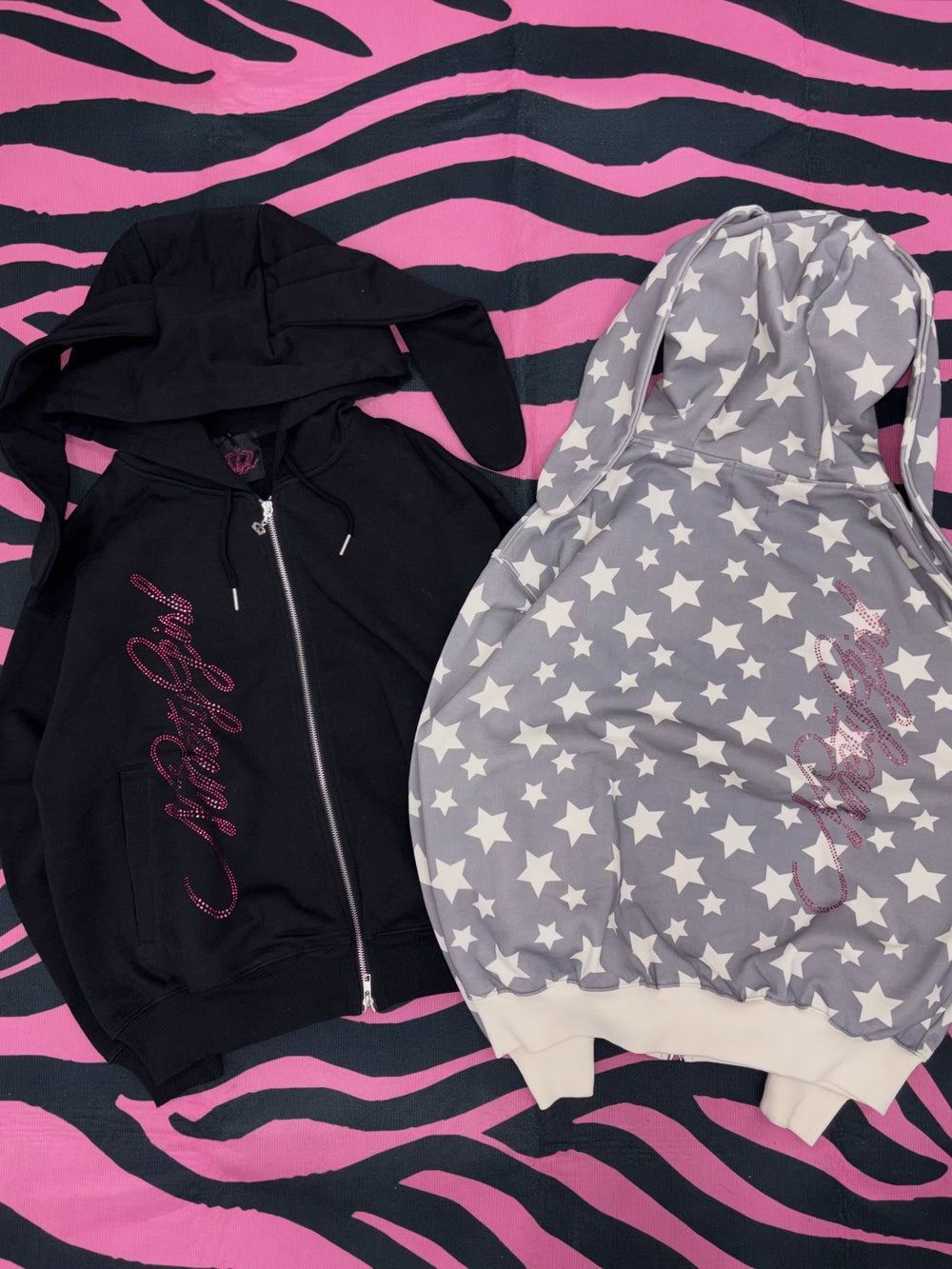 Rabbit Ear Zip Hoodie – YZ