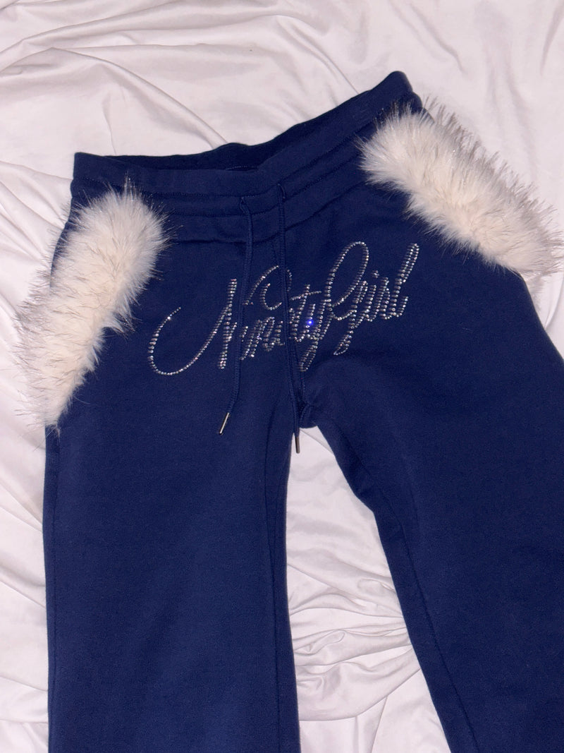 Ninety Girl Rhinestone Pants