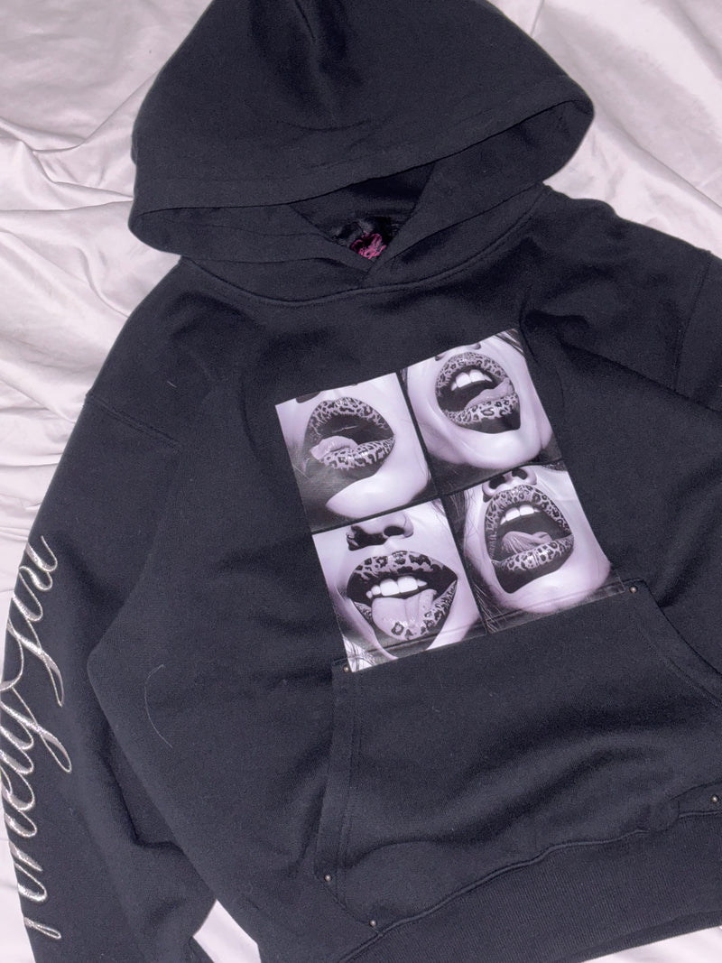 Rip Print Hoodie 