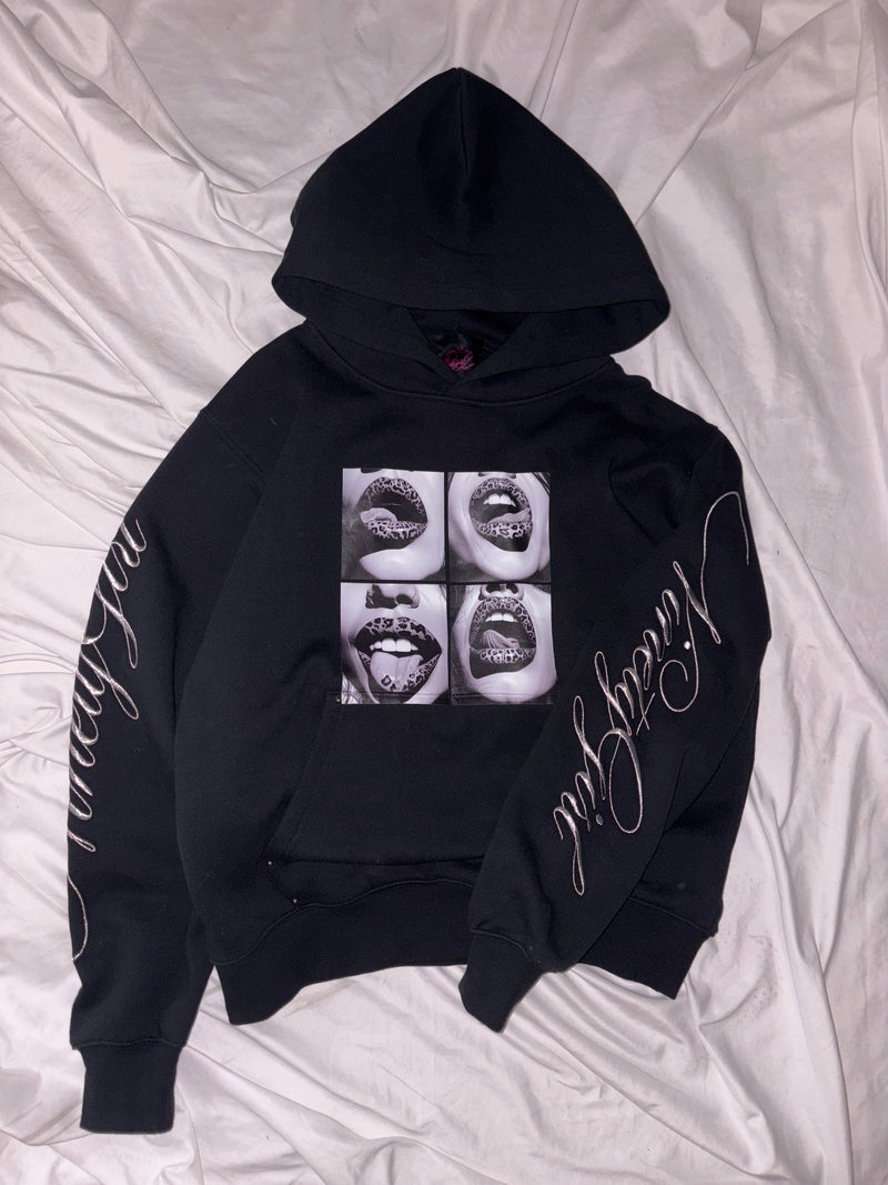 Rip Print Hoodie 