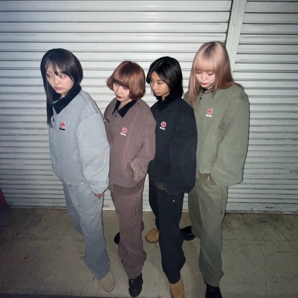 N logo vintage work jacket – YZ