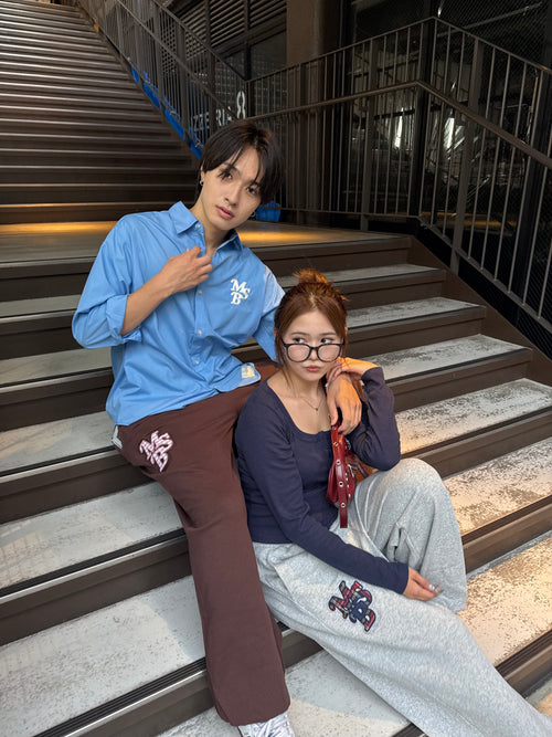 Assort appliqué sweat pants