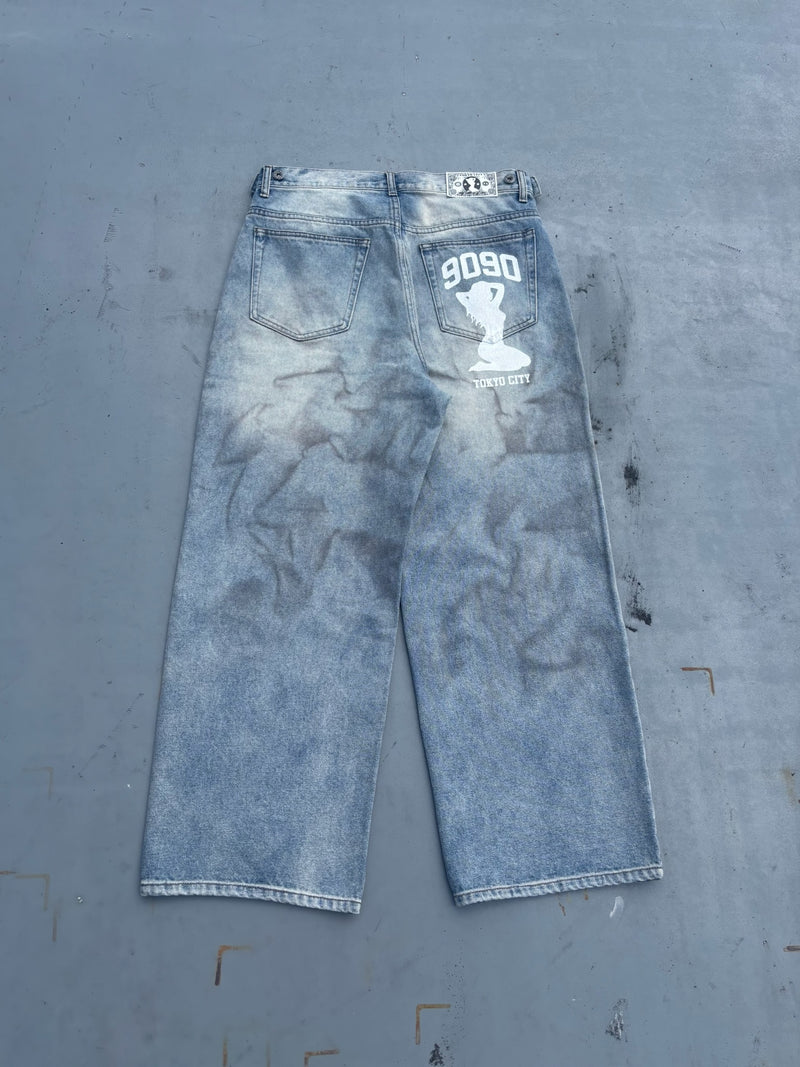 Sexy Logo Denim Pants – YZ
