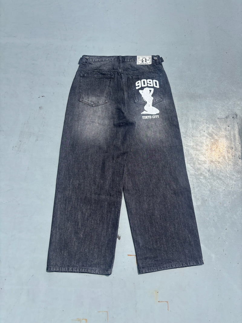Sexy Logo Denim Pants – YZ