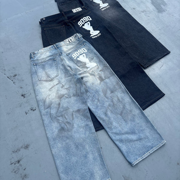 Sexy Logo Denim Pants – YZ