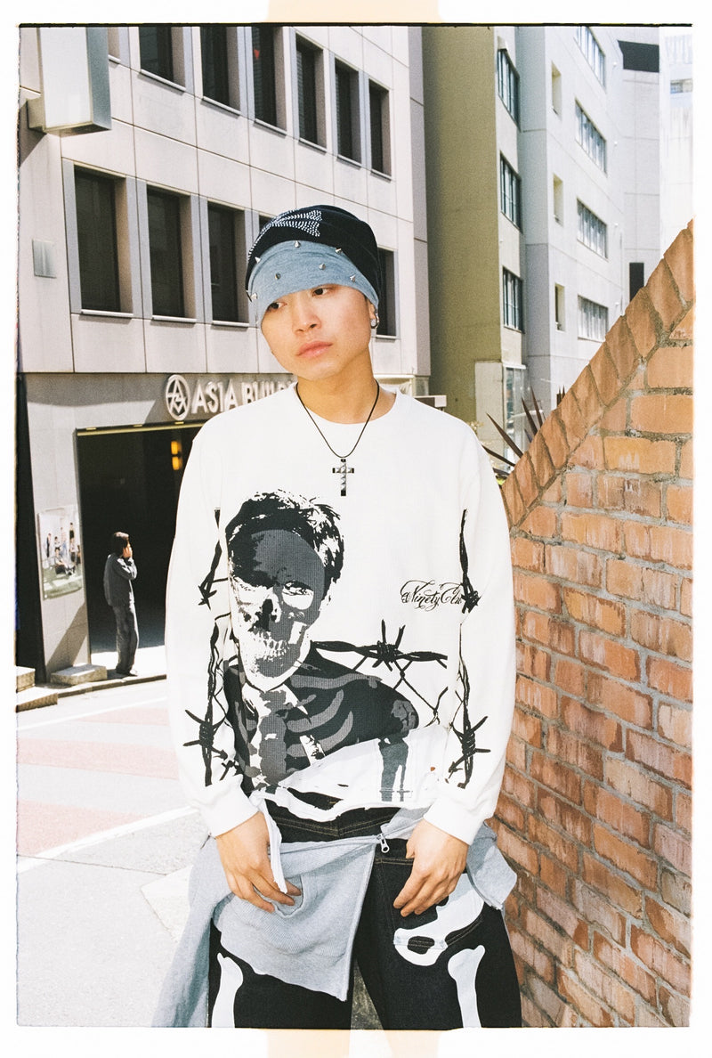 Fucking Skull Thermal L/S Tee – YZ