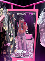 Distressed Print Straight Pants 