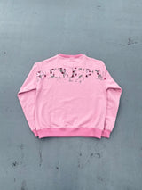 NINETY 로고 크루넥 스웨트 