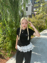 3 Layered Lace Skirt 