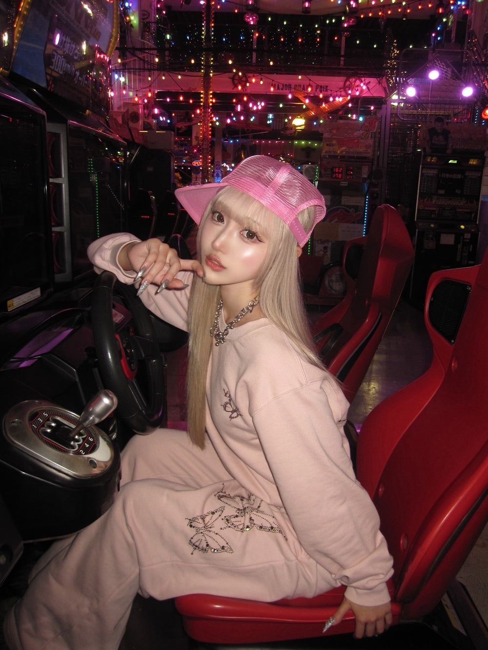 Butterfly logo rhinestone rich sweat – YZ