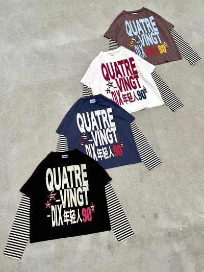 QUATRE-VINGT Docking L/S Tee