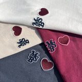 Heart Patch Pigment Long Tee