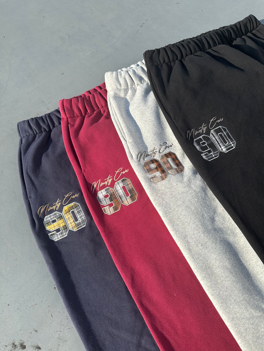 Numbering Check Sweat Pants – YZ
