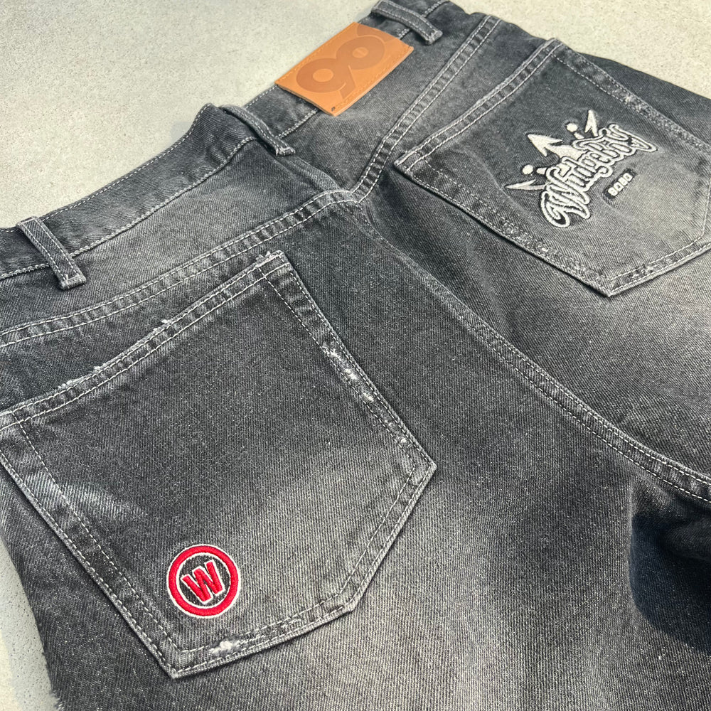 9090 x WUDGE BOY DAMAGE DENIM PANTS – YZ