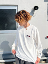 Heart Patch Pigment Long Tee