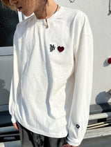 Heart Patch Pigment Long Tee