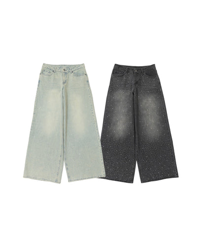 Shiny buggy denim
