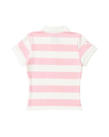 Curve Fit Striped Polo