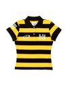 Curve Fit Striped Polo