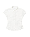 Back belt short-sleeved shirt