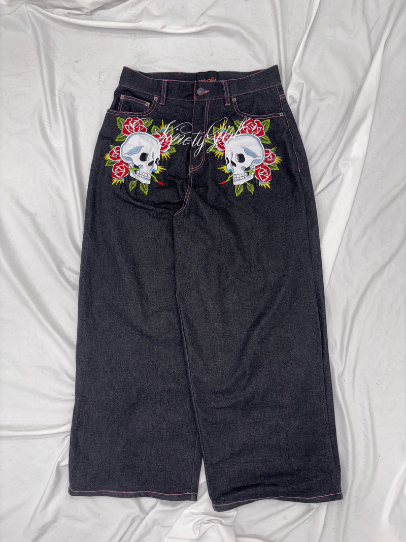 ×Ed Hardy 버기 데님 