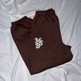 line stone glitter sweat pants 