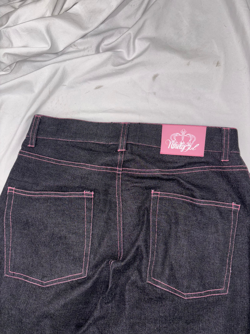 ×Ed Hardy 버기 데님 