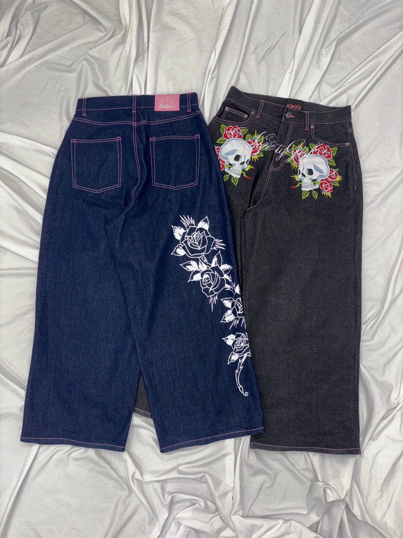 ×Ed Hardy 버기 데님 