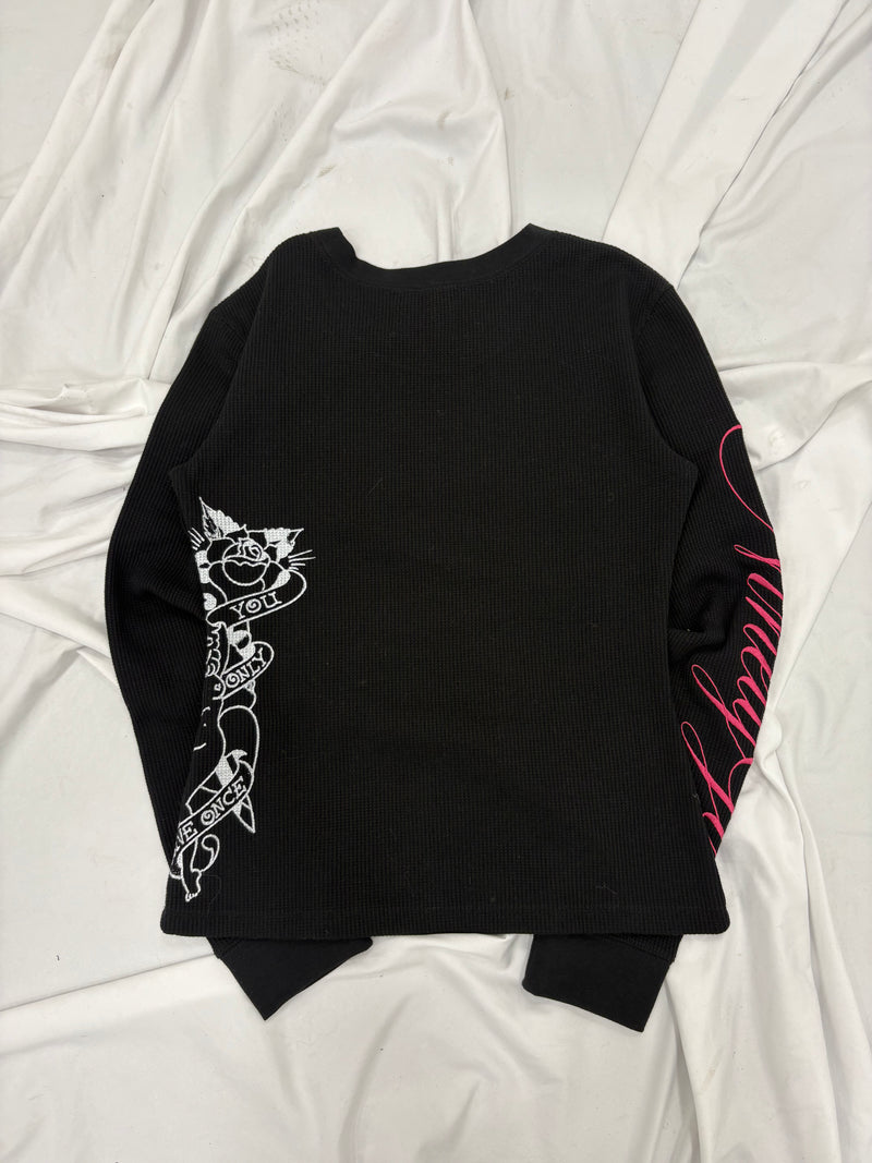 ×Ed Hardy 保暖長袖T恤 
