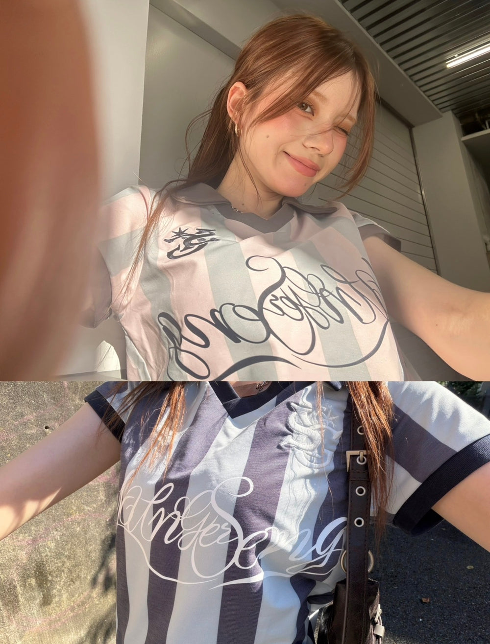 relaxy logo stripe ss game shirt – YZ