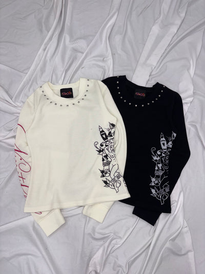 ×Ed Hardy 保暖長袖T恤 