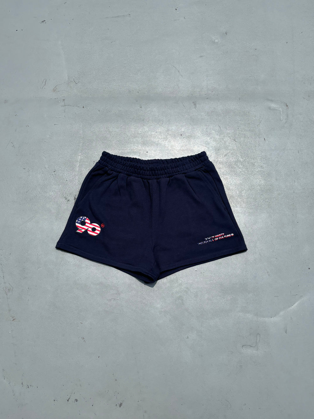 90 Logo American Micro Shorts – YZ 90 Logo American Micro Shorts – YZ