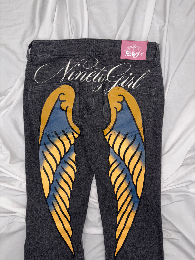 ×Ed Hardy 로우라이즈 데님 