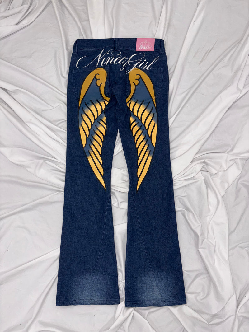 ×Ed Hardy 로우라이즈 데님 