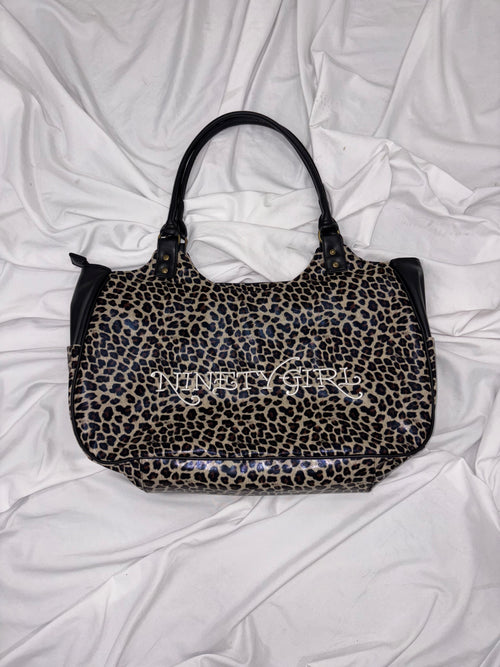 ×Ed Hardy Leopard Boston Bag 