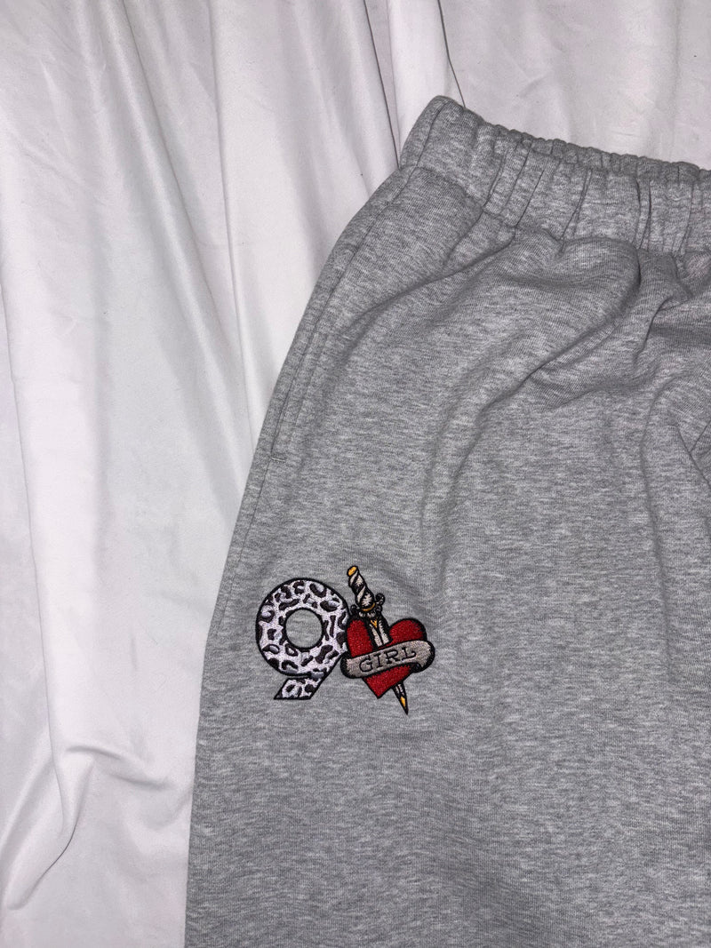 ×Ed Hardy  90 로고 스웨트 팬츠 