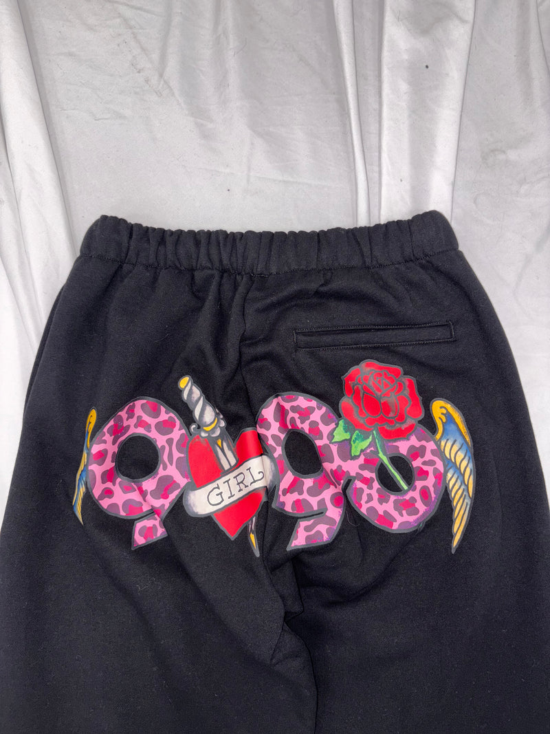 ×Ed Hardy  90 로고 스웨트 팬츠 