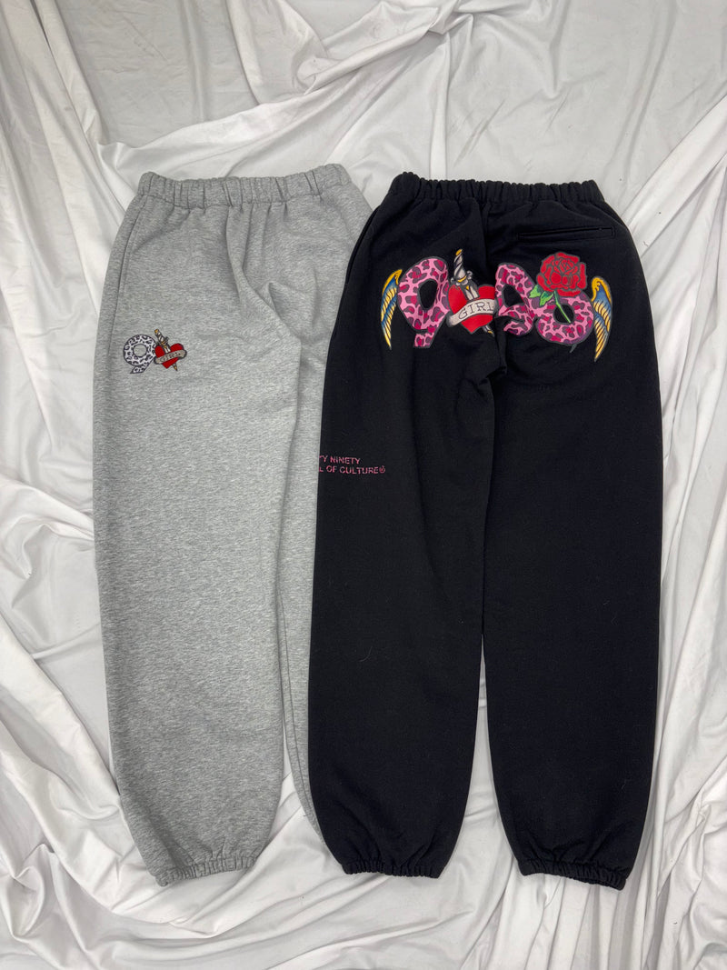 Ed Hardy 90 Logo Sweat Pants – YZ Ed Hardy 90 Logo Sweat Pants – YZ
