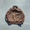 embroidered leather blouson
