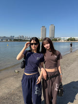 Butterfly logo velour print SS pack set up 